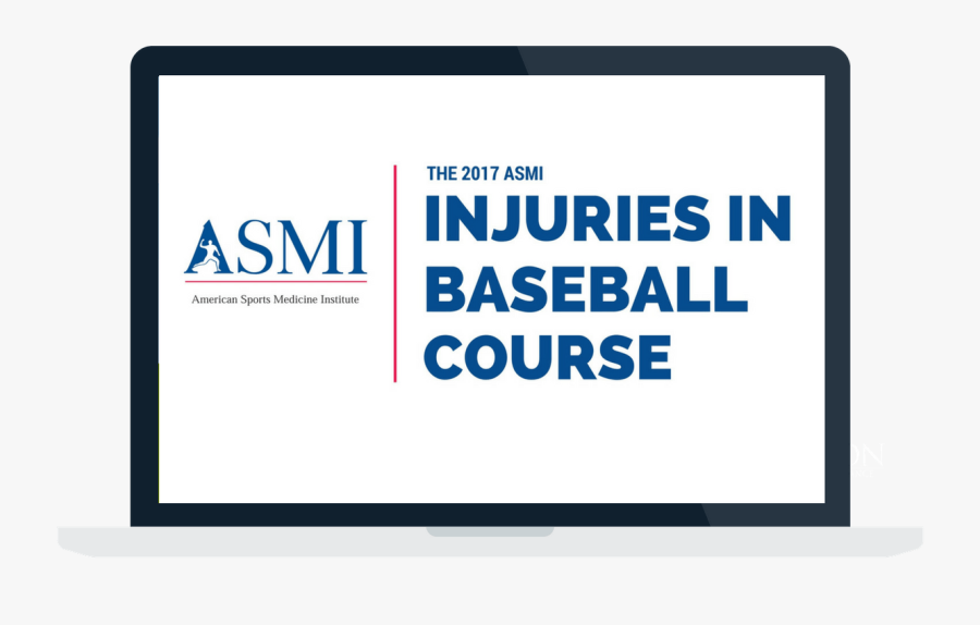 Asmi Injuries In Baseball Course - American Sports Medicine Institute, Transparent Clipart