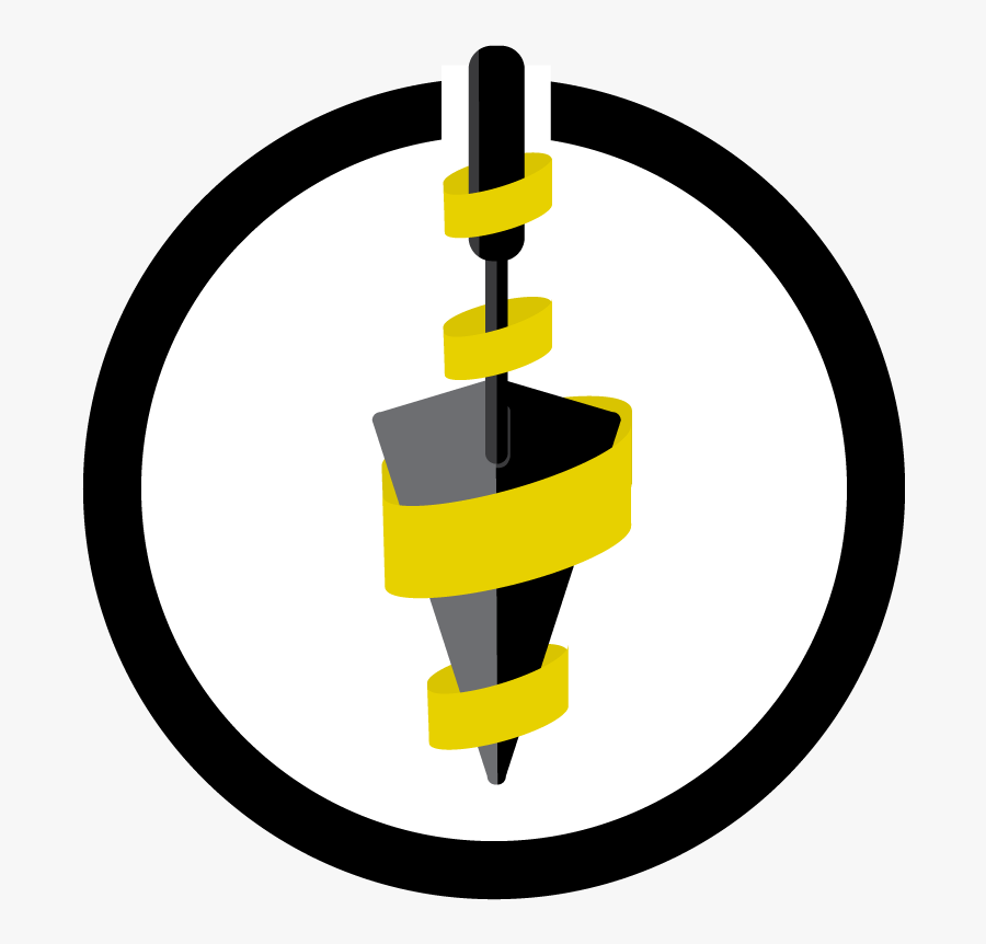 Mason Trowel Logo - Circle, Transparent Clipart