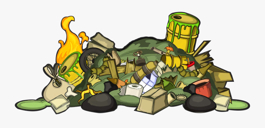 Trash Pile Children, Transparent Clipart