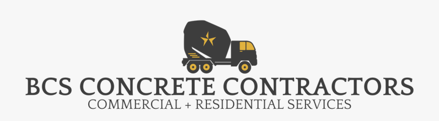Concrete Contractors College Station - Truck, Transparent Clipart