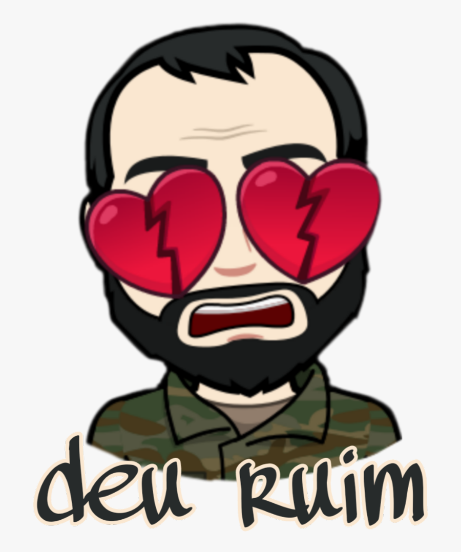 #deuruim #triste #bitmoji #coracaopartido, Transparent Clipart