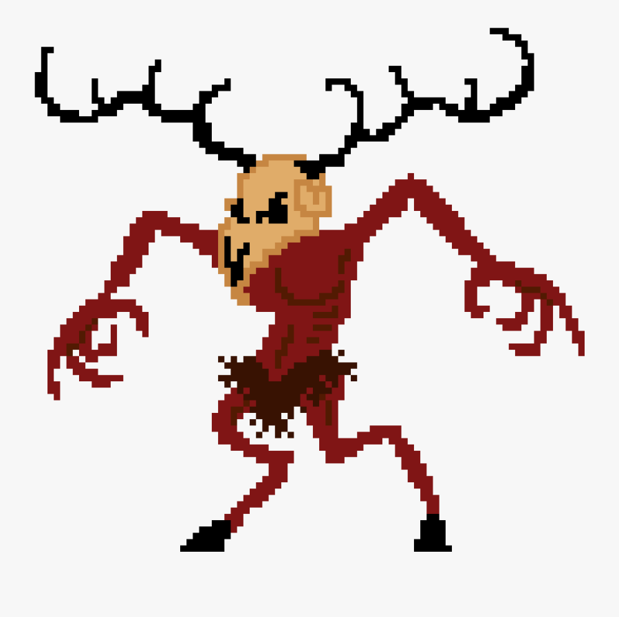 Deer Skull Demon, Transparent Clipart