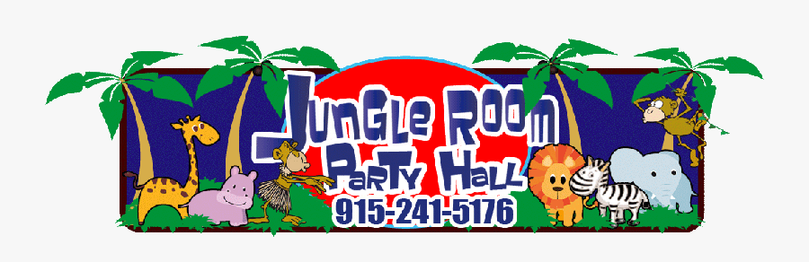 Jungle Room Party Hall Logo - Salones De Fiestas Infantiles El Paso Tx, Transparent Clipart