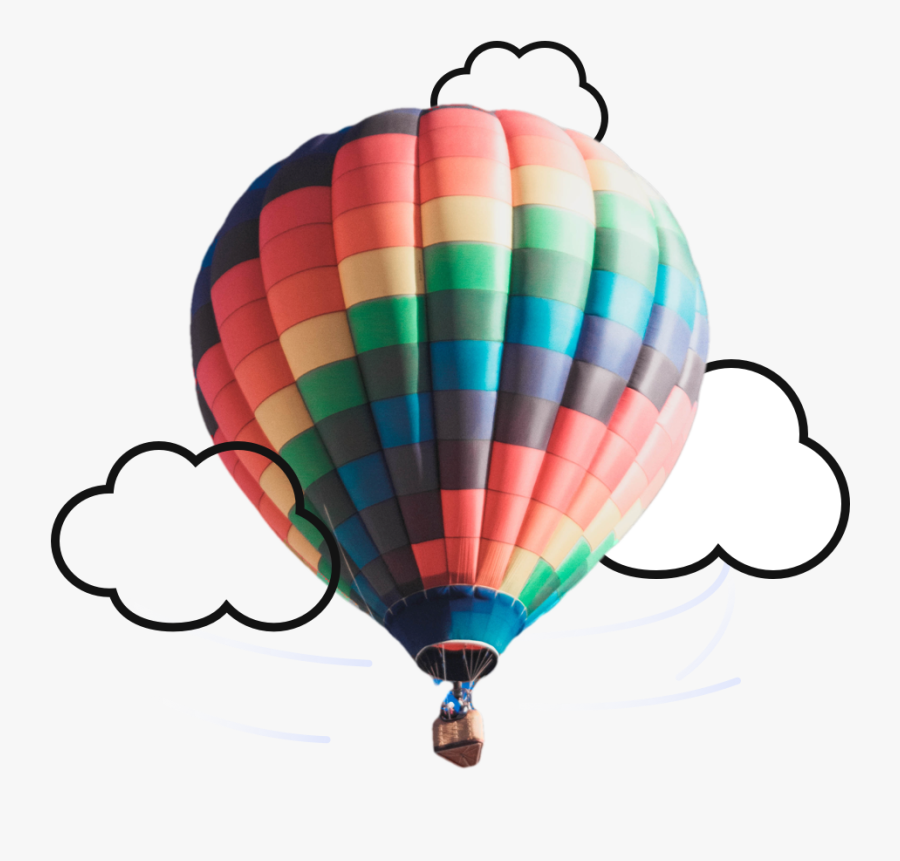 Oh The Places Ll Clipart Air Balloon - Air Balloon Hd Portrait, Transparent Clipart