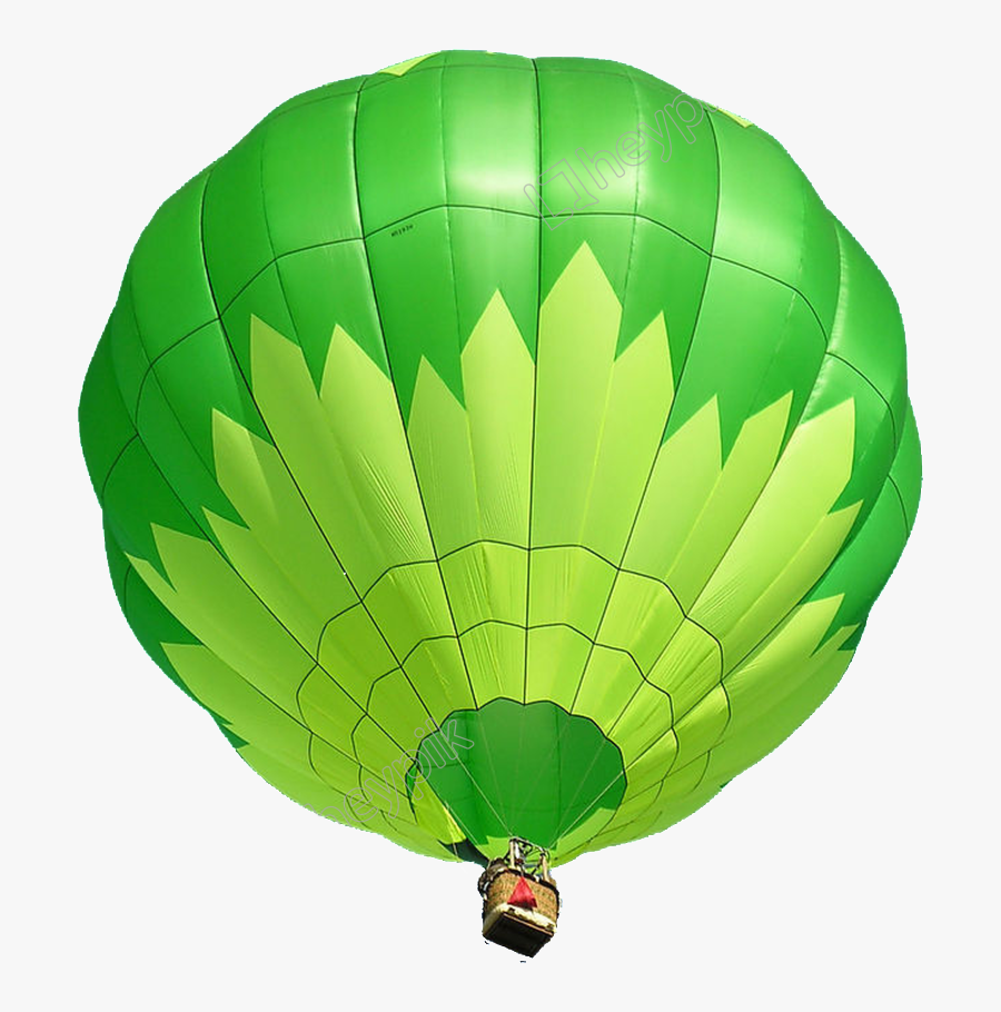 Hot Air Balloon Vector Png - Green Hot Air Balloon Png, Transparent Clipart
