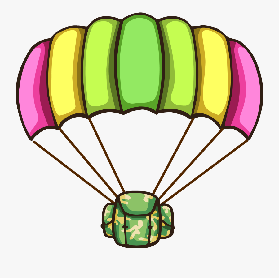 Parachute Clipart, Transparent Clipart