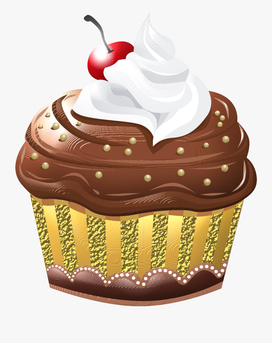 Cupcake, Transparent Clipart