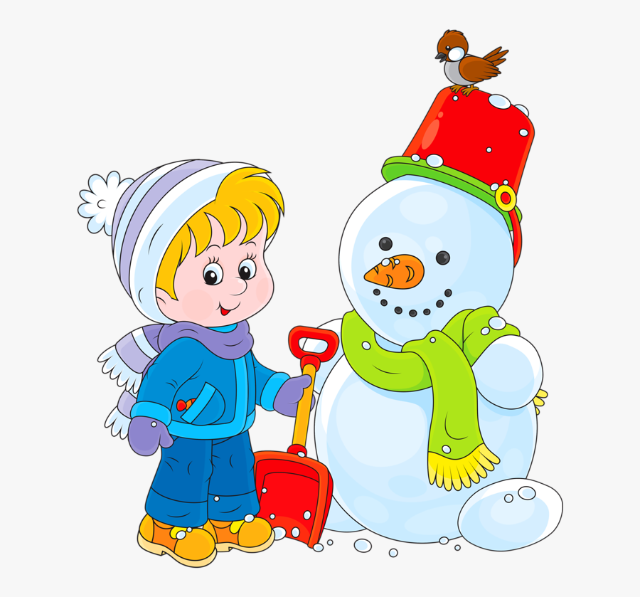 Child Playing In Snow Clipart, Transparent Clipart