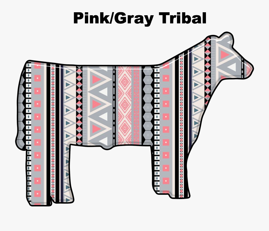 Dhc Die Cut Livestock Show Steer/heifer Decal Clipart, Transparent Clipart