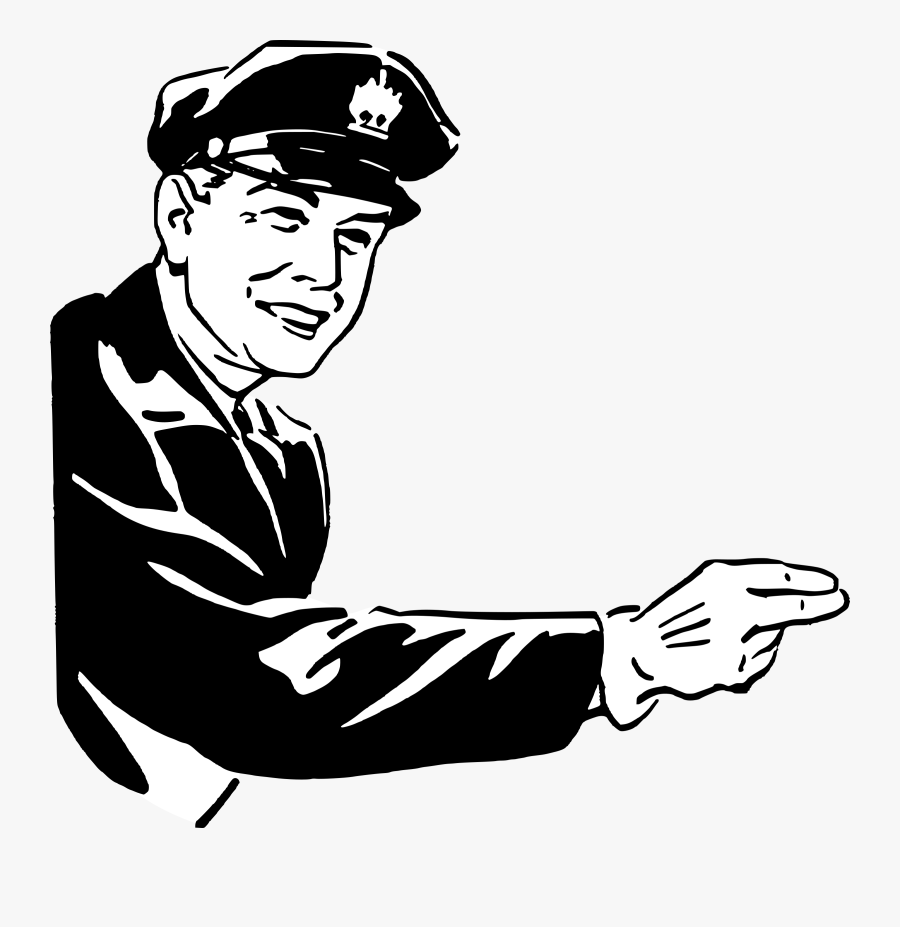 This Way Clip Arts - Car Jockey, Transparent Clipart