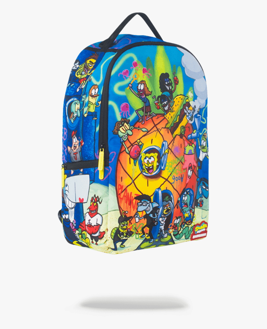 Sprayground Spongebob Pineapple Party Backpack Sprayground - Spongebob Pineapple Party Backpack, Transparent Clipart