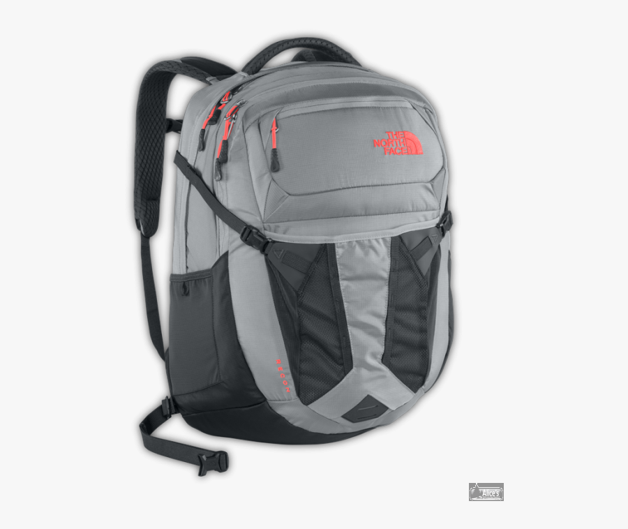 Clip Art The Clg Women S - Gray And Pink North Face Backpack, Transparent Clipart
