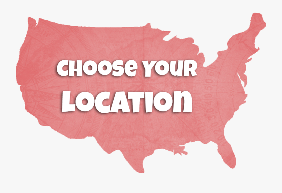Usa Map Outline Color, Transparent Clipart