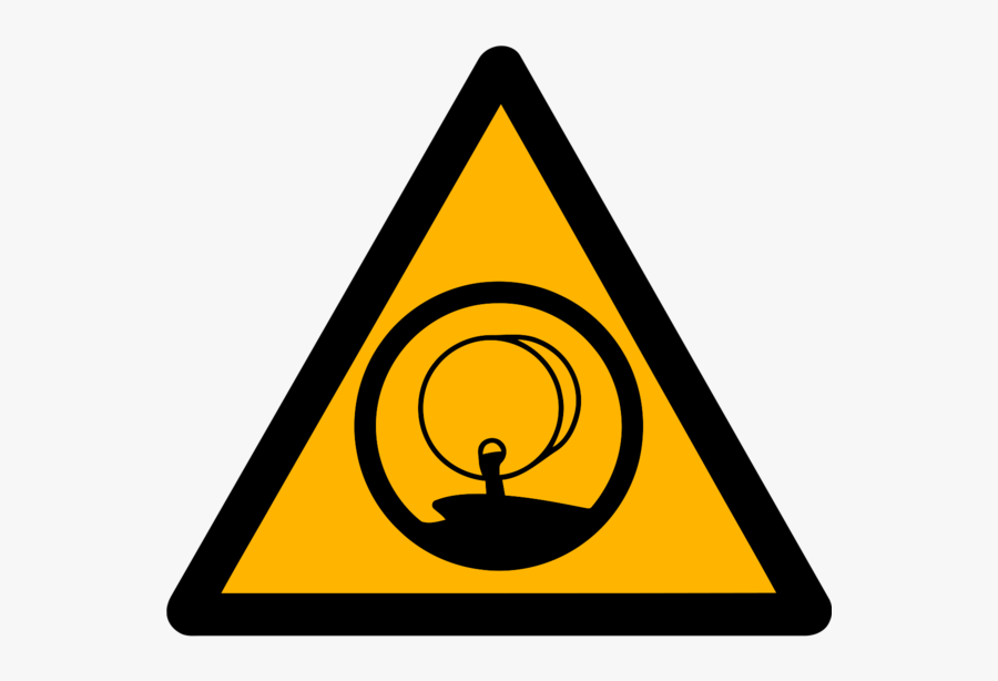 Spill Western Safety Sign - Iso 7010 W026, Transparent Clipart