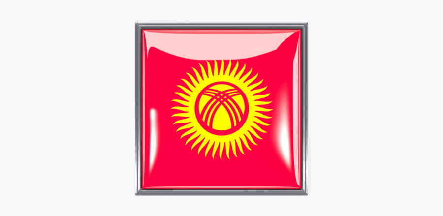 Kyrgyzstan Flag, Transparent Clipart