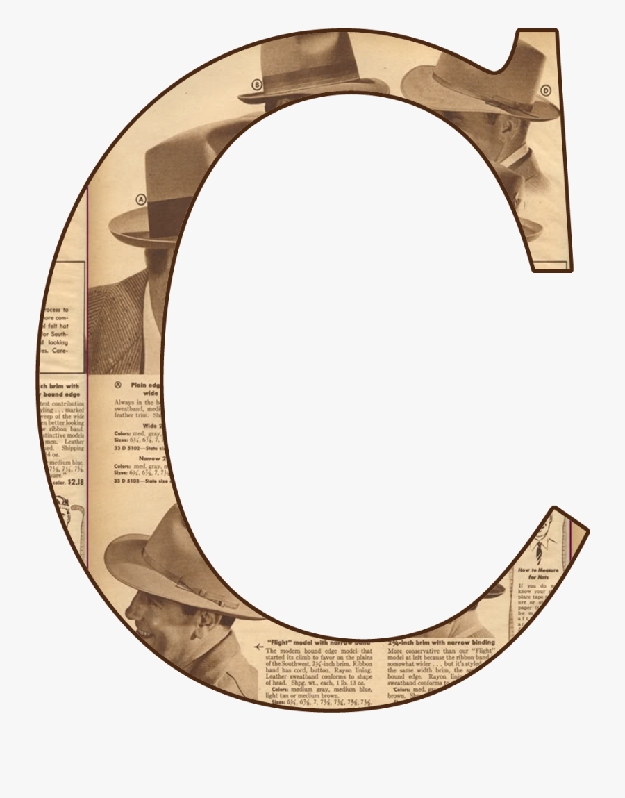 Letter C Png - Letras De Periodico Png, Transparent Clipart
