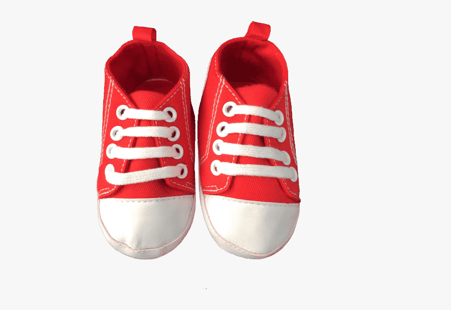 Red Baby Shoes Png, Transparent Clipart