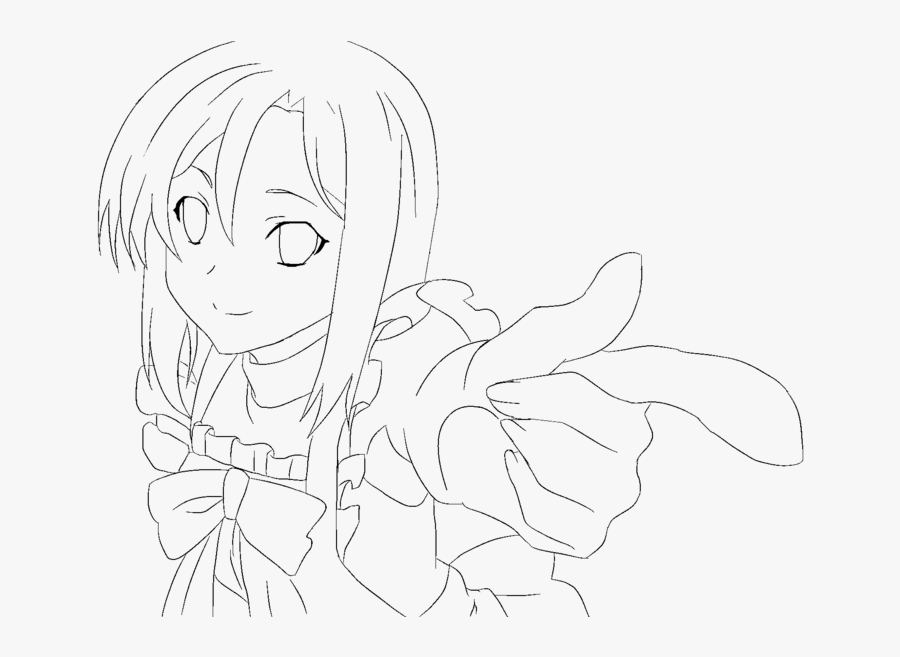 Football Mom Lineart - Line Art, Transparent Clipart