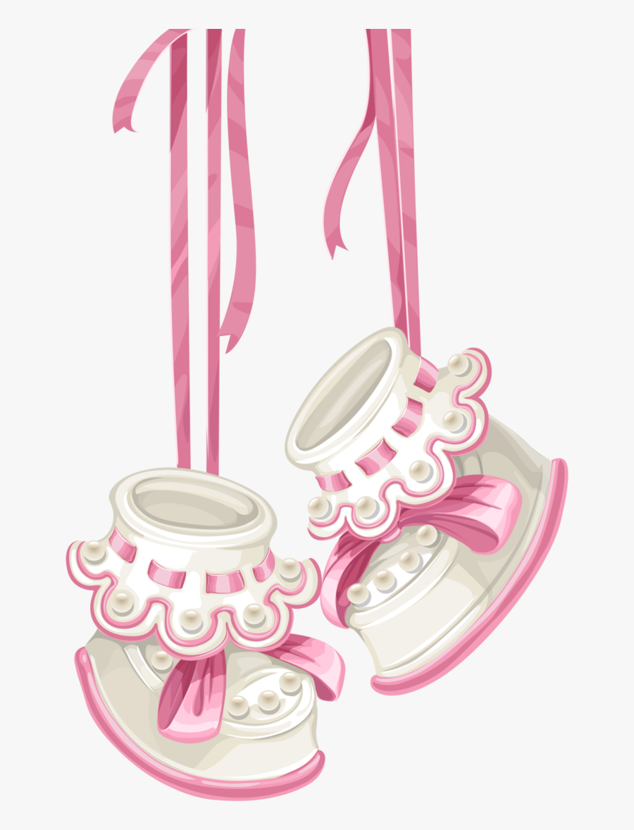 Clip Art Pink Baby Backgrounds - Pink Baby Booties Clipart Png, Transparent Clipart