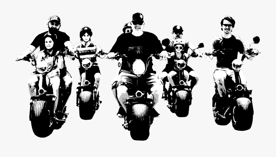 Your Biker Gang - Riders Png, Transparent Clipart