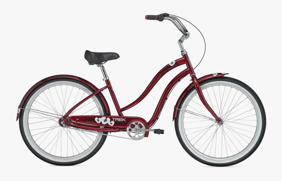 Electra Cruiser 1 Ladies Black, Transparent Clipart