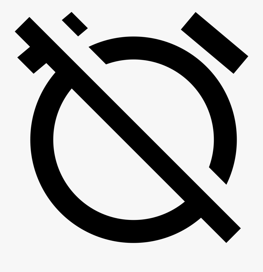 Vector Freeuse Alarm Clipart Svg - No Message Icon, Transparent Clipart