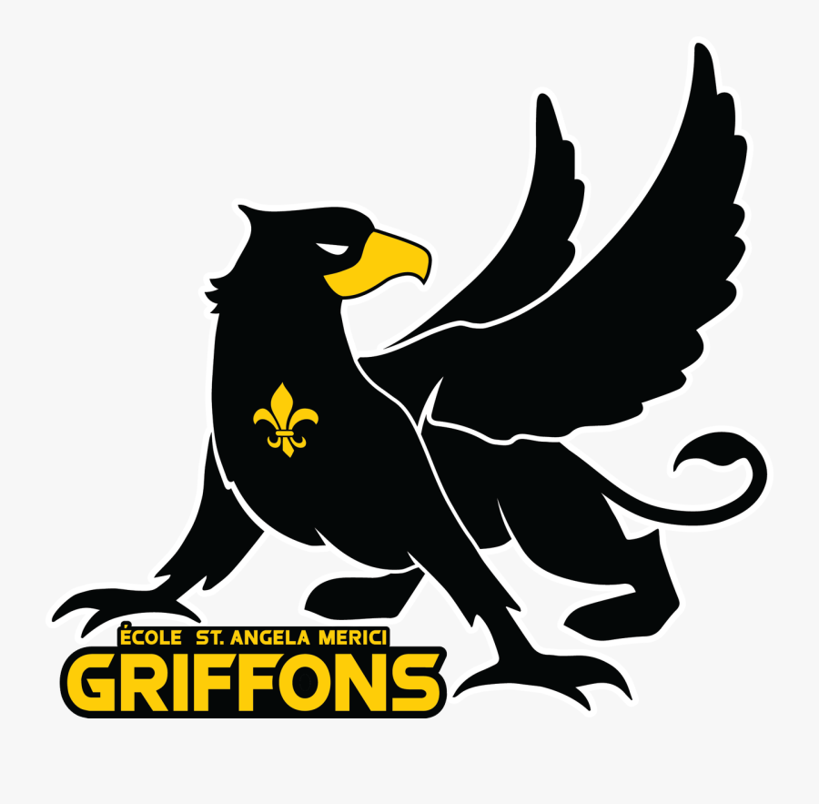 Griffin Mythical Creature Black, Transparent Clipart