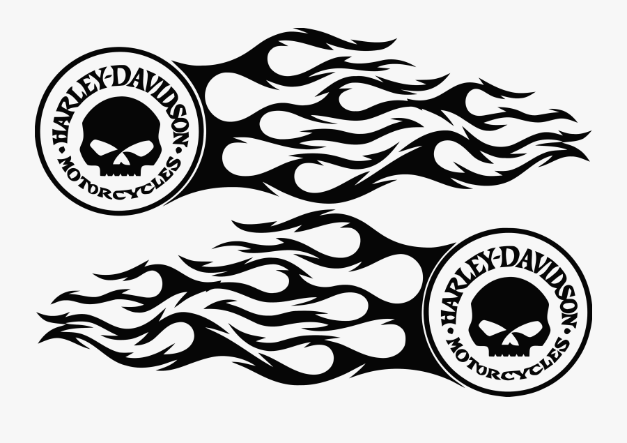 Motorcycle Stencils For Painting - Harley Decals, Transparent Clipart