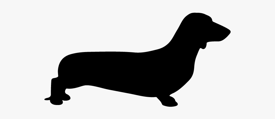 Dachshund Silhouette Png - Dachshund, Transparent Clipart