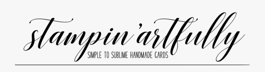 Stampin Artfully - Calligraphy, Transparent Clipart