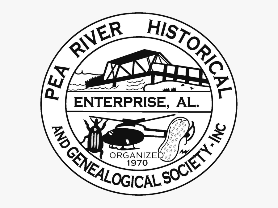 Pea River Historical & Genealogical Society Logo, Transparent Clipart