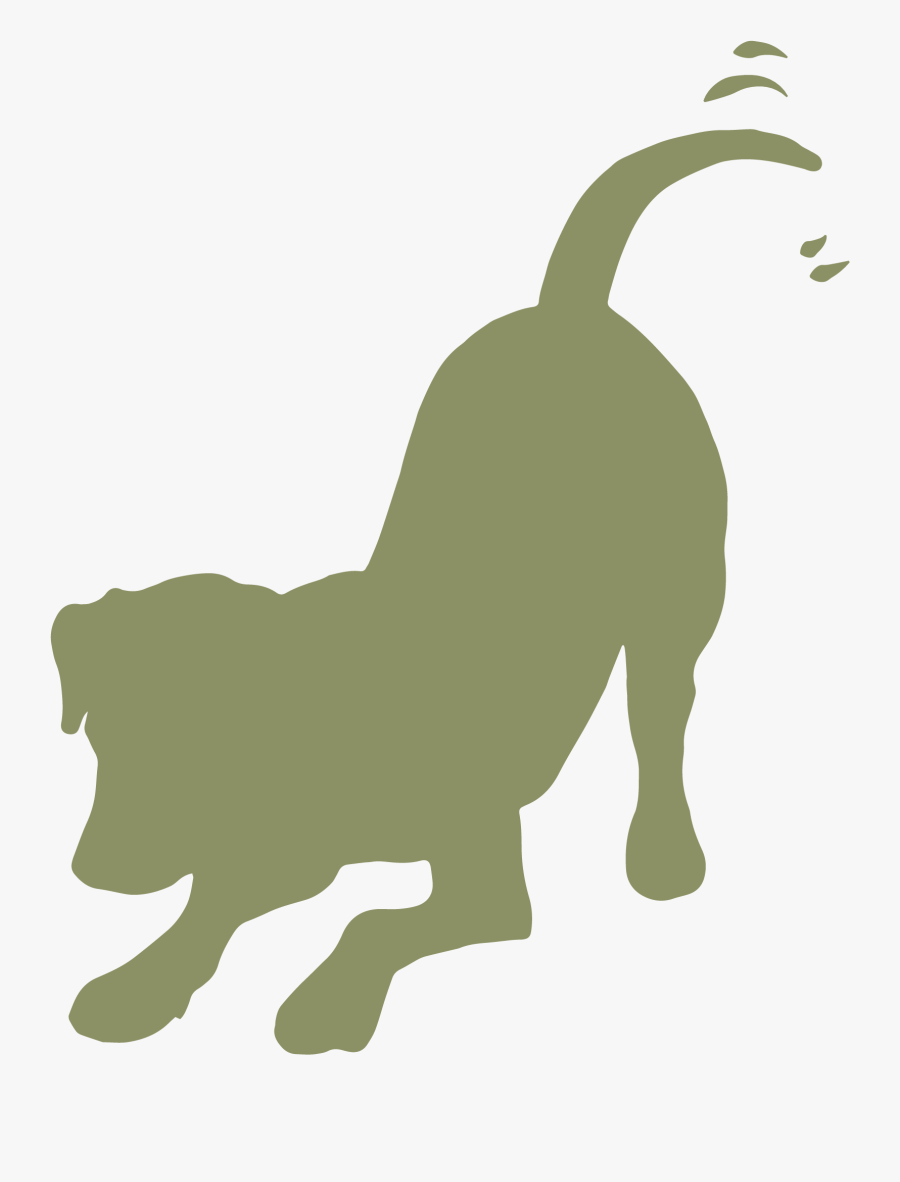 Transparent Doterra Clipart - Dog And Cat Playing Silhouette, Transparent Clipart