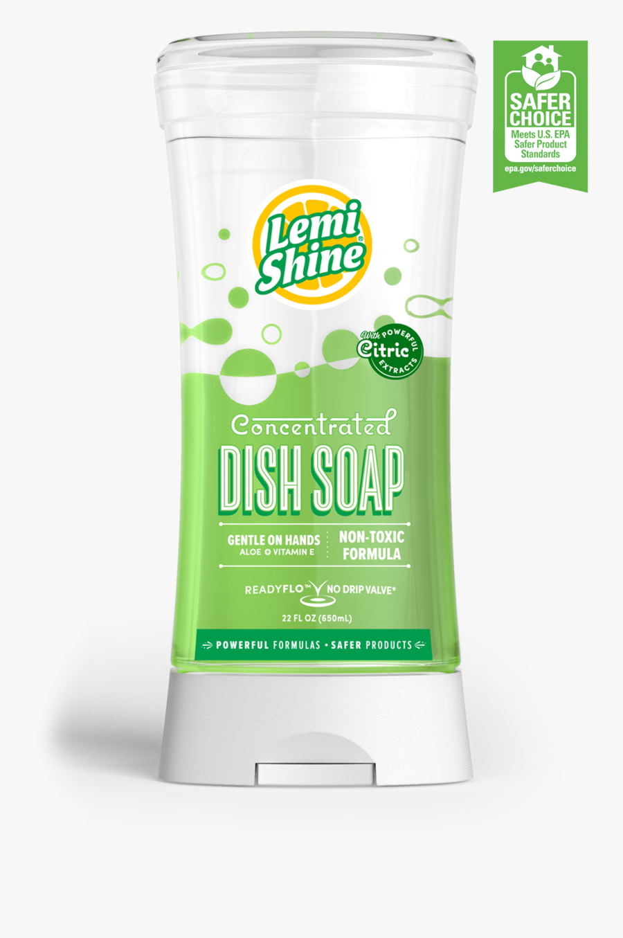 Lemi Shine Dish Soap Gentle - Plastic, Transparent Clipart
