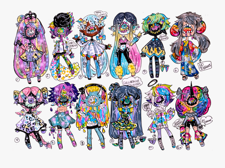 Drawing Collarbones Weird - Png Transparent Lisa Frank, Transparent Clipart