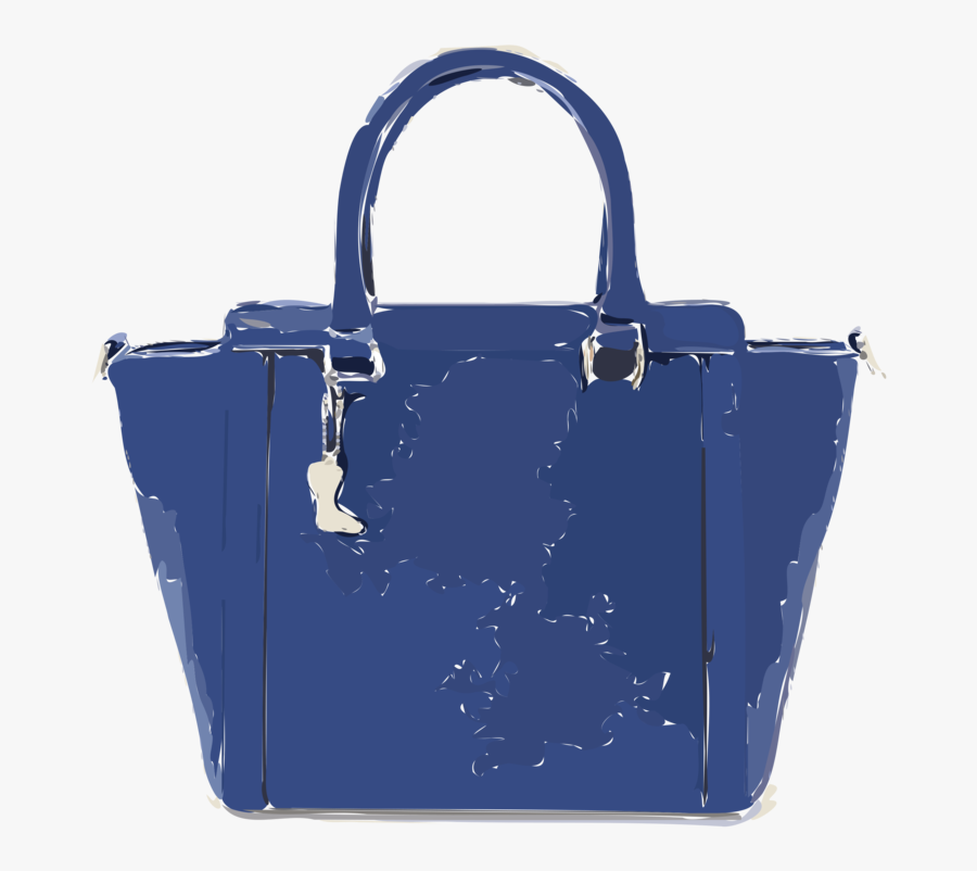 Blue,hand Luggage,leather - Tote Bag, Transparent Clipart