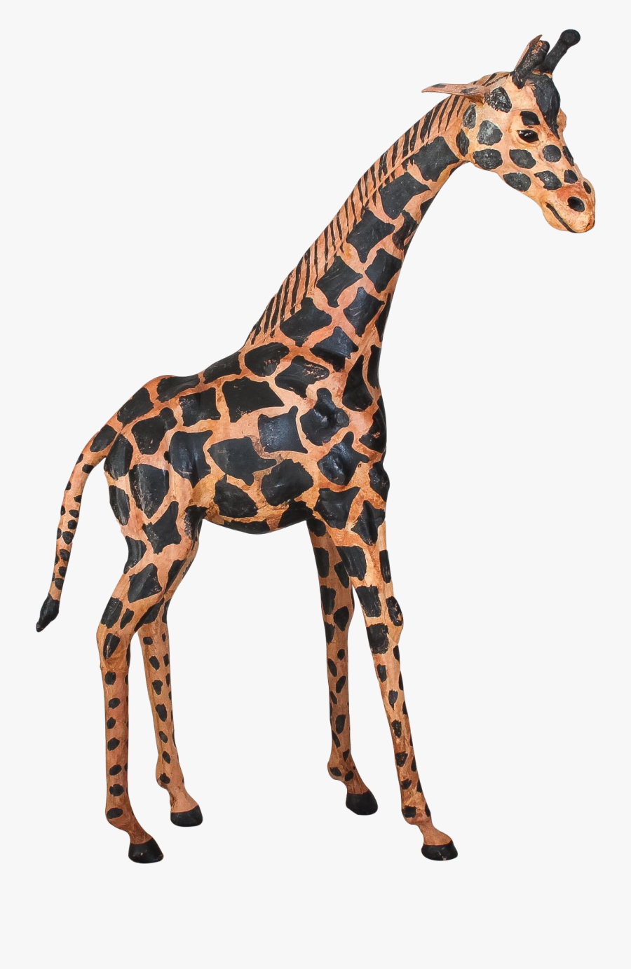 Vintage Leather Giraffe Clipart , Png Download - Giraffe, Transparent Clipart