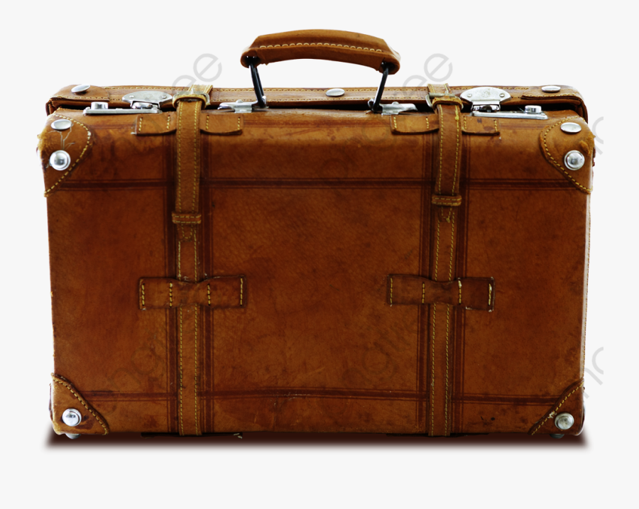 Airplane Clipart Briefcase - Old Suitcase Png, Transparent Clipart