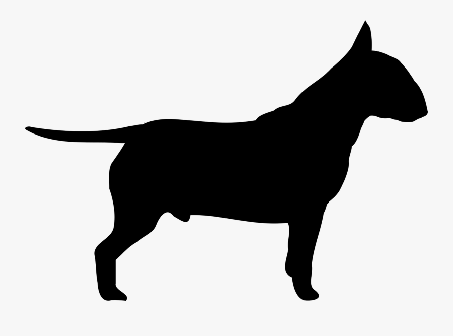 Silueta De Bull Terrier Clipart , Png Download - Bull Terrier Silhouette Vector, Transparent Clipart