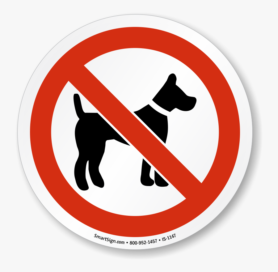 Dog Pet Service Animal Create Signs Cat - No Dogs Sign, Transparent Clipart
