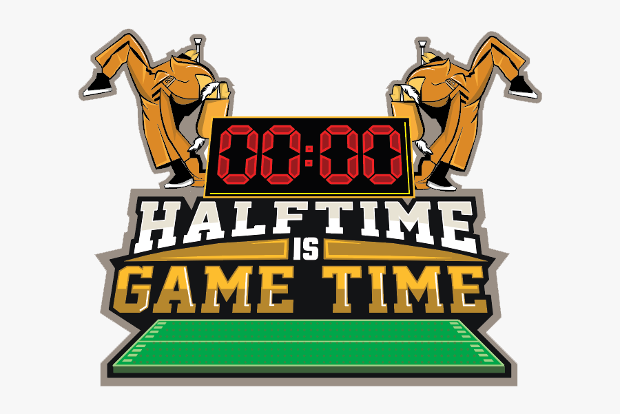 Halftime Is Gametime Enter - Halftime Is Game Time, Transparent Clipart