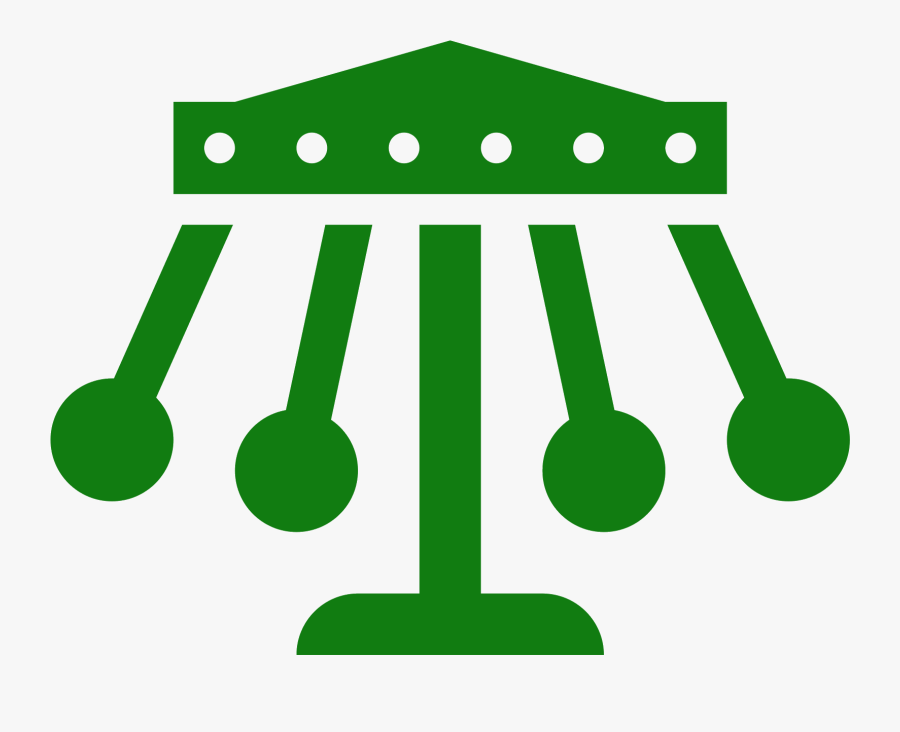 Ride Clipart Icon - Merry Go Round Icon, Transparent Clipart