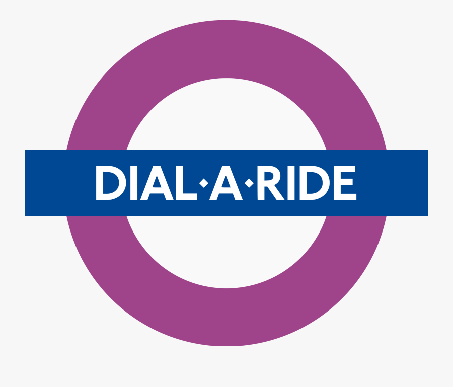 Dial A Ride Roundel - Tfl Dial A Ride, Transparent Clipart