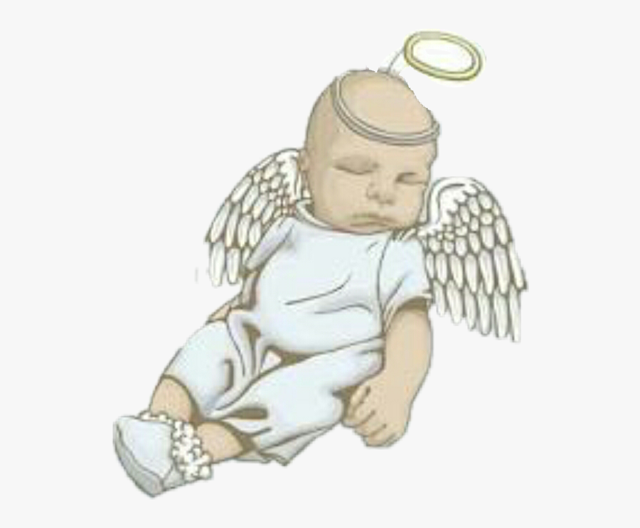 #angel #angelbaby #cartoon #loss #death #baby #babies - Angel, Transparent Clipart