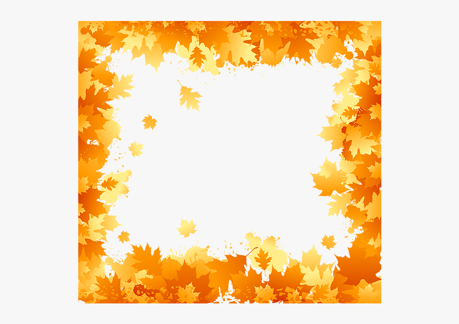 Png Autumn Leaves Frames, Transparent Clipart