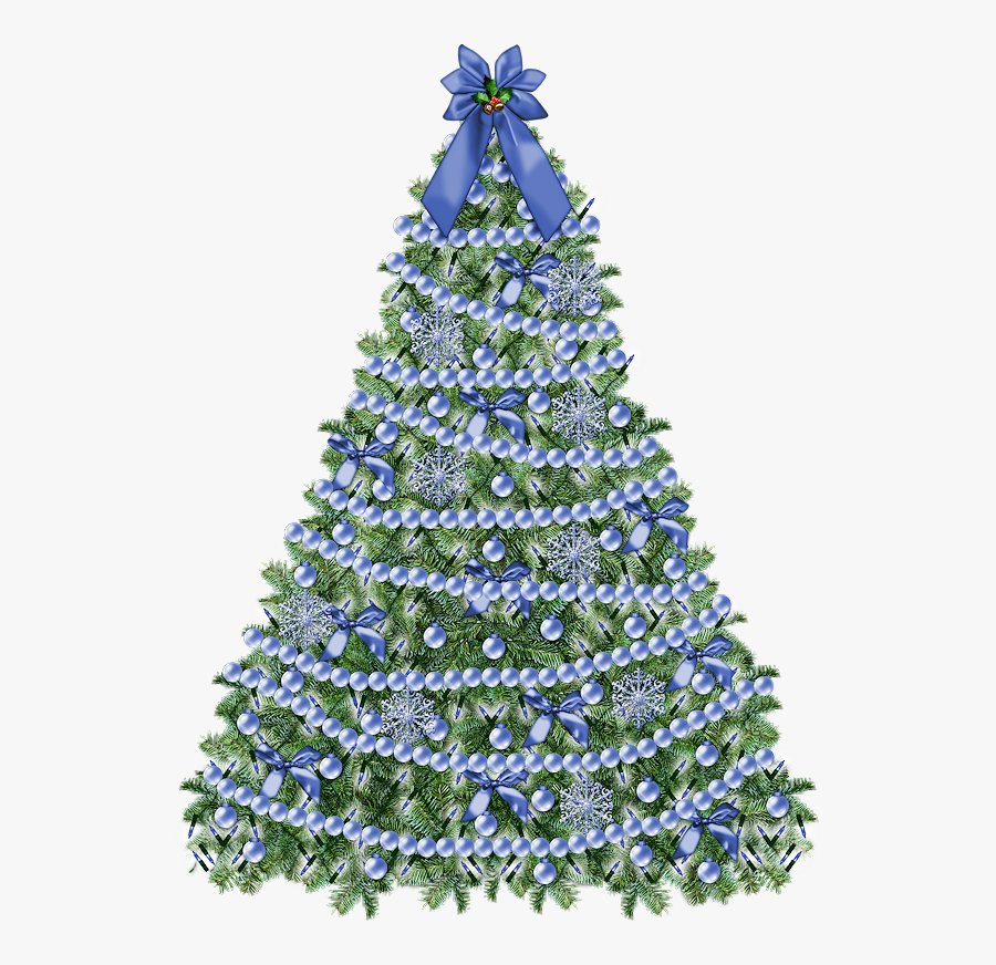 Christmas Tree Transparency And Translucency Clip Art - Blue Christmas Tree Clipart Png, Transparent Clipart