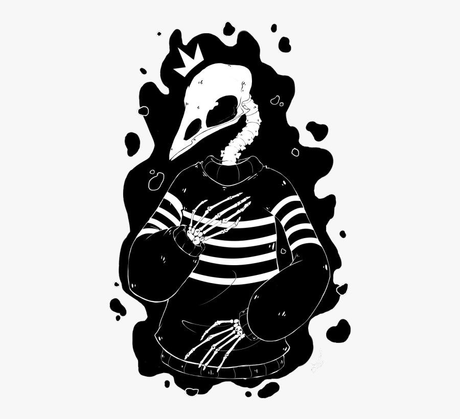 Skull And Cross Bones Clip Art - Illustration, Transparent Clipart