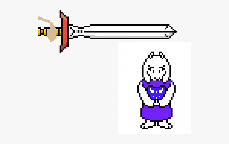 Undertale Toriel Pixel, Transparent Clipart