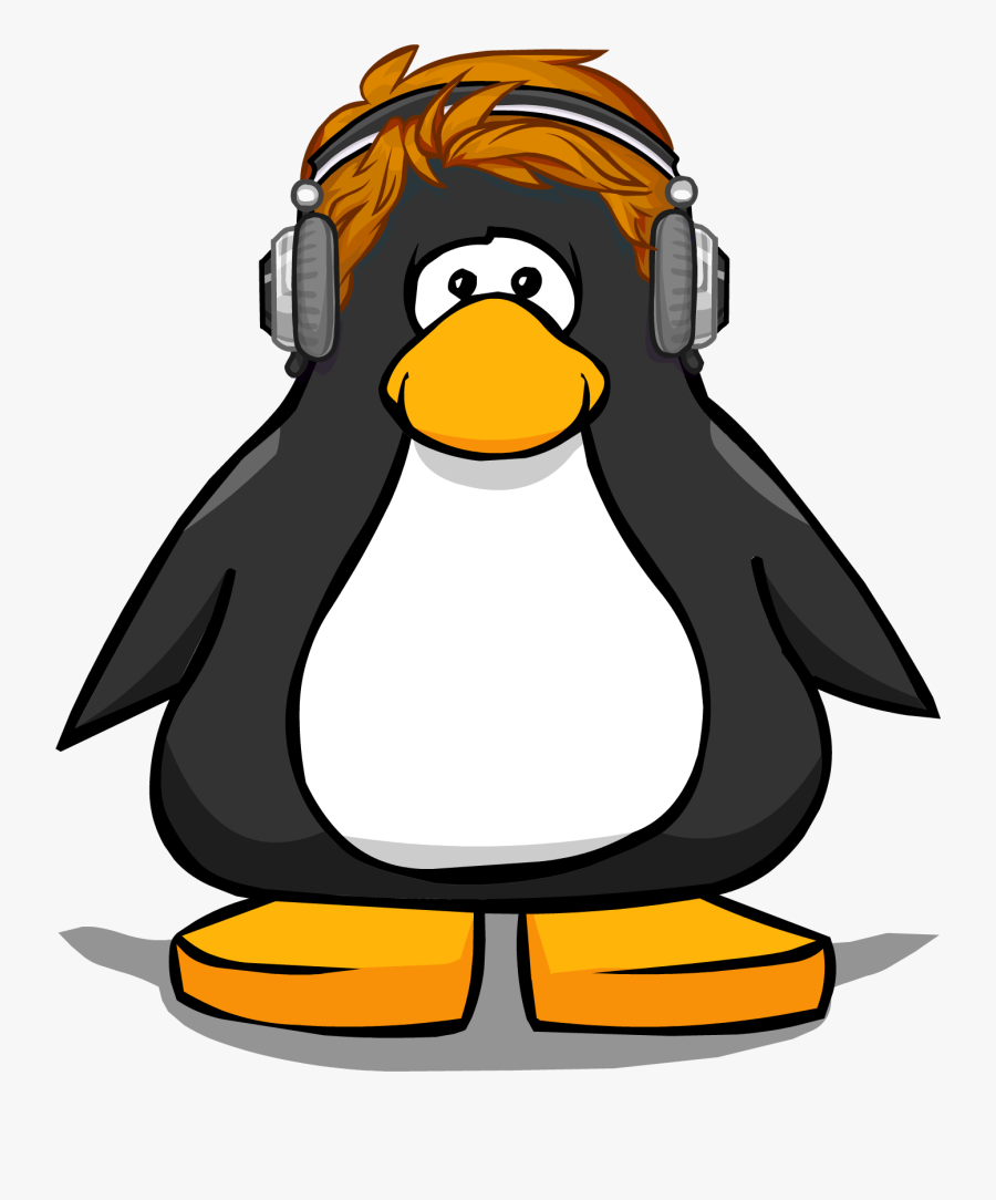 Image Redhead From A - Penguin With Moustache, Transparent Clipart