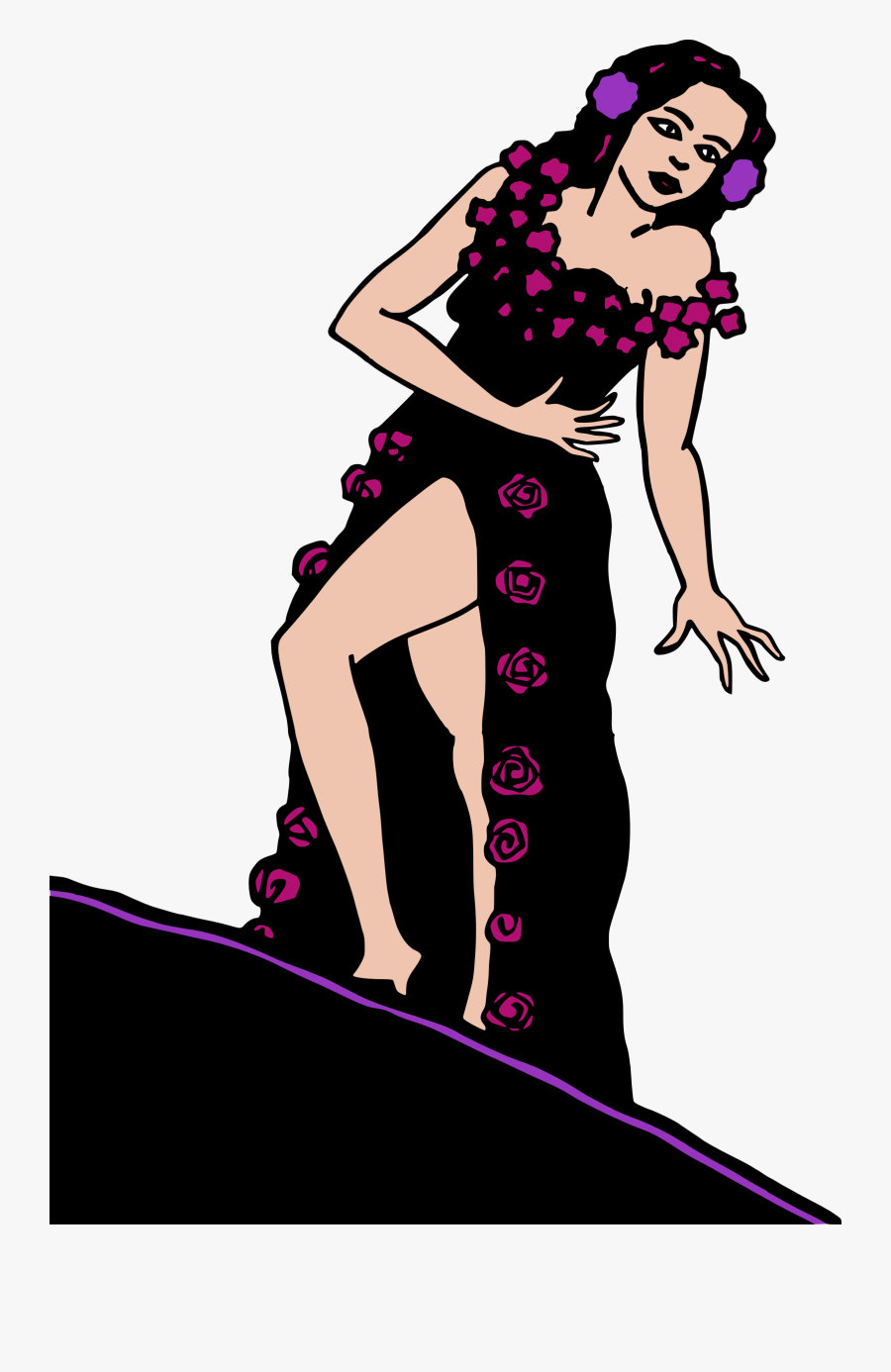 Sexy Dance Lady Clip Arts - Sexy Dancing Clipart Png, Transparent Clipart