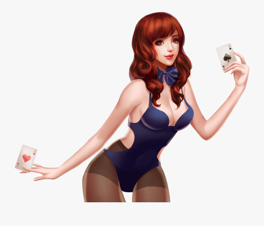 Transparent Sexy Model Png - Casino Girl Png, Transparent Clipart